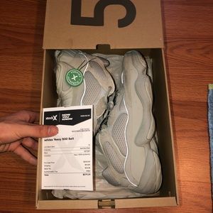 Yeezy 500 salt size 12